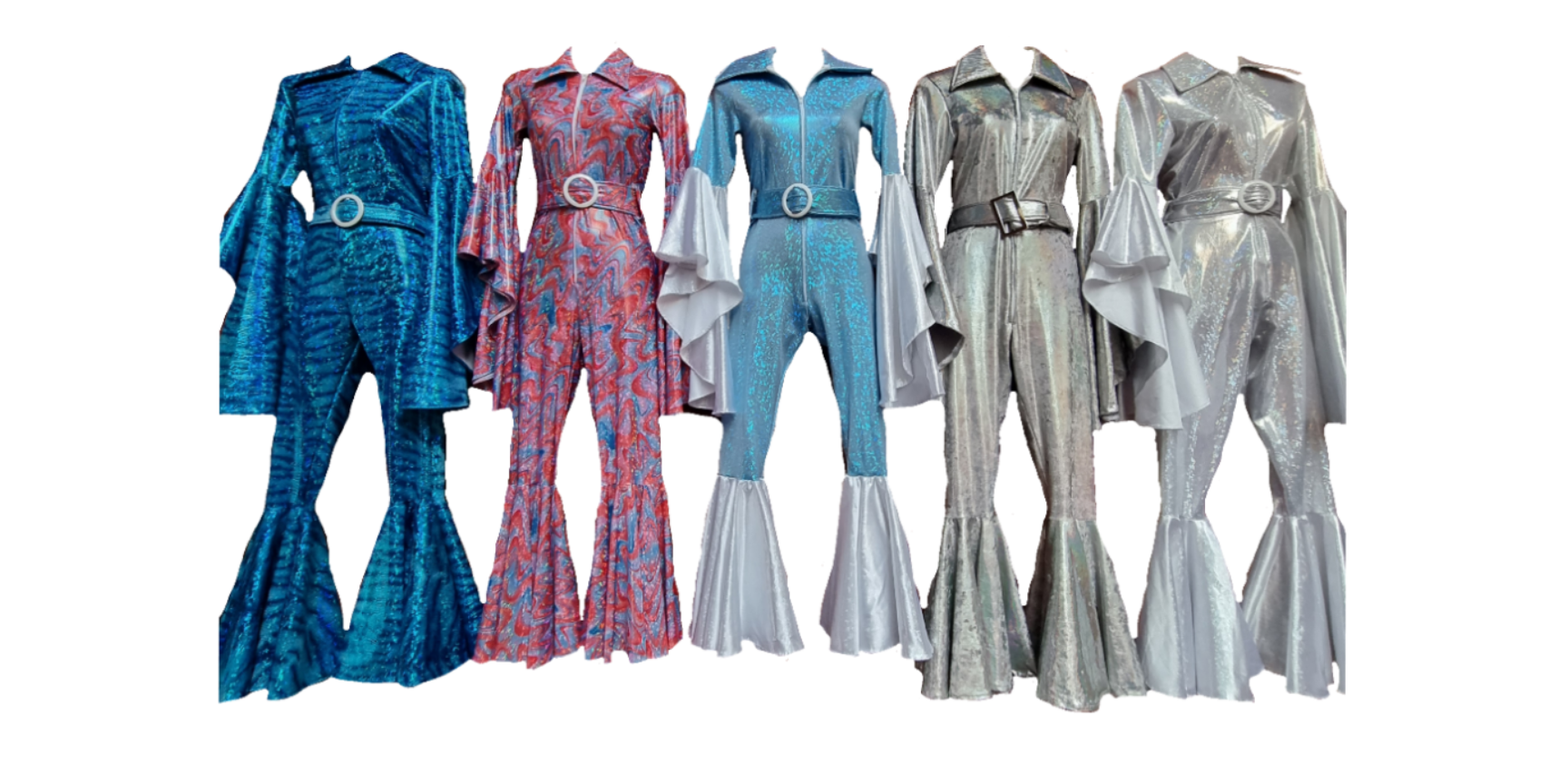 abba costumes disco costume hire, abba voyage show costume hire