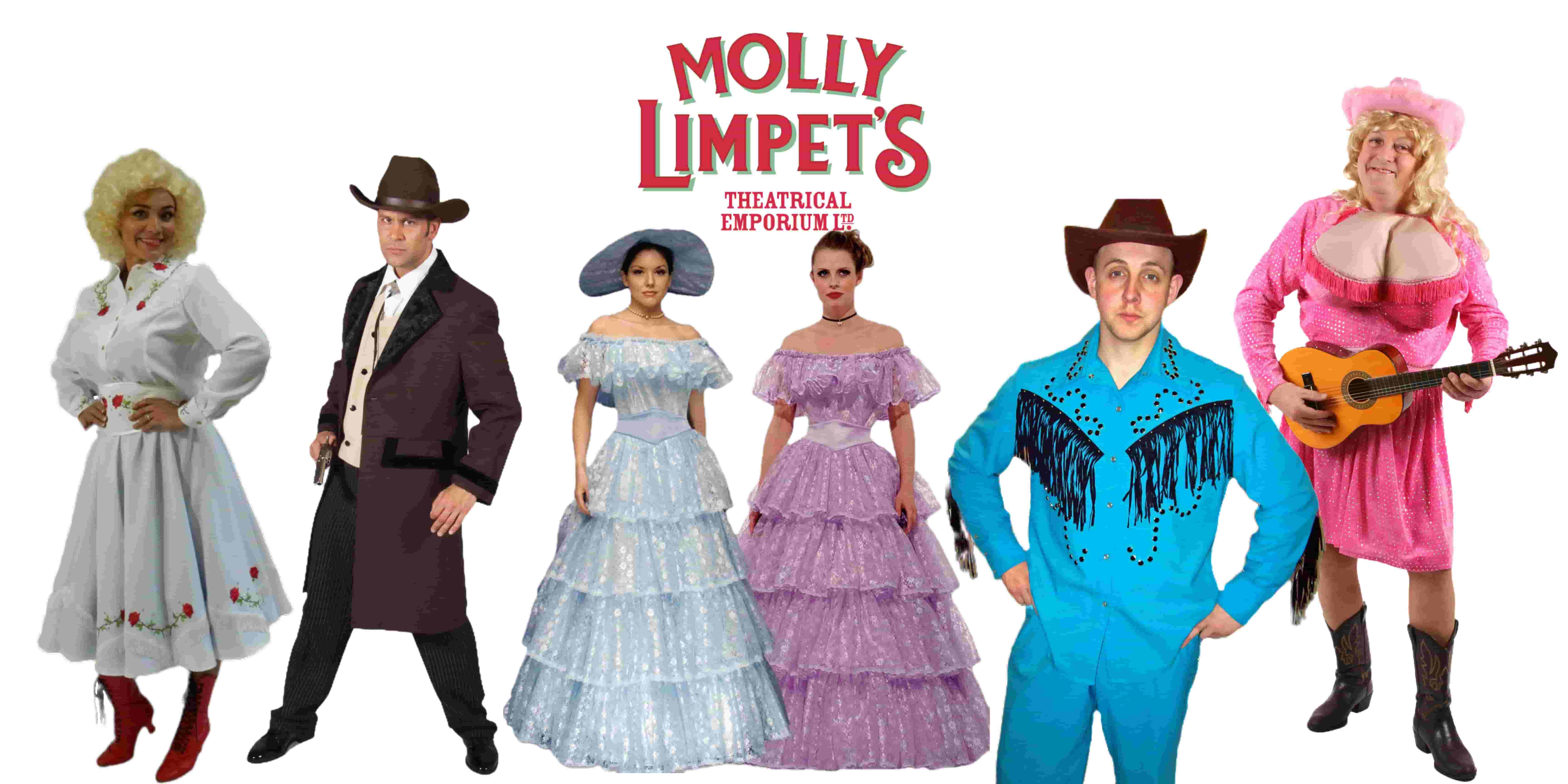 saloon girl costume hire