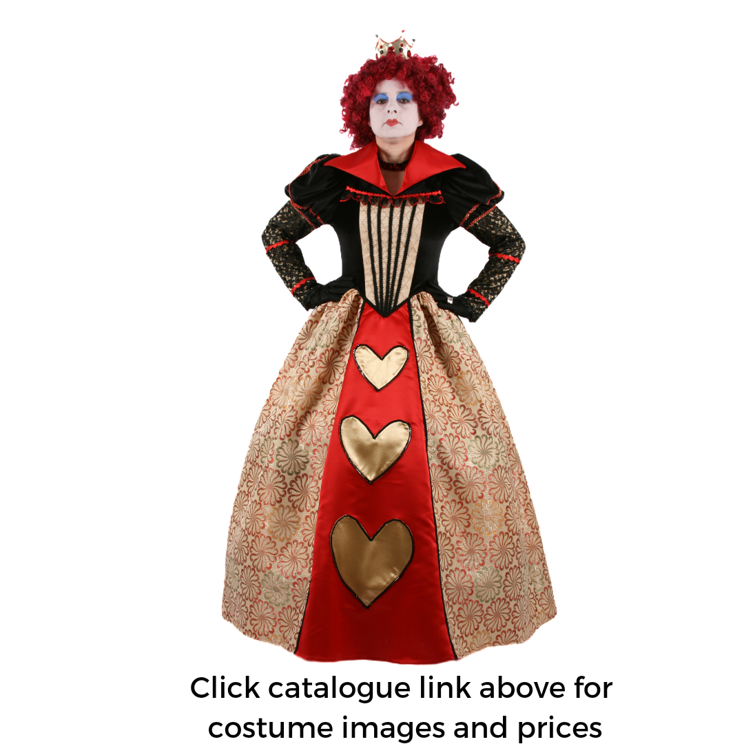 Alice and Red Queen Deluxe Fancy Dress Hire