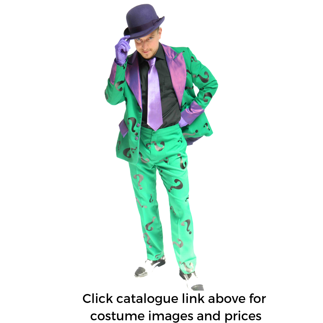 The Riddler Deluxe Fancy Dress Hire
