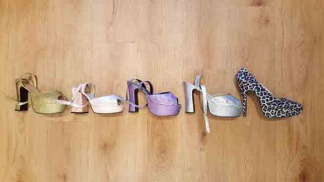 Ladies Glitter Sandals 02