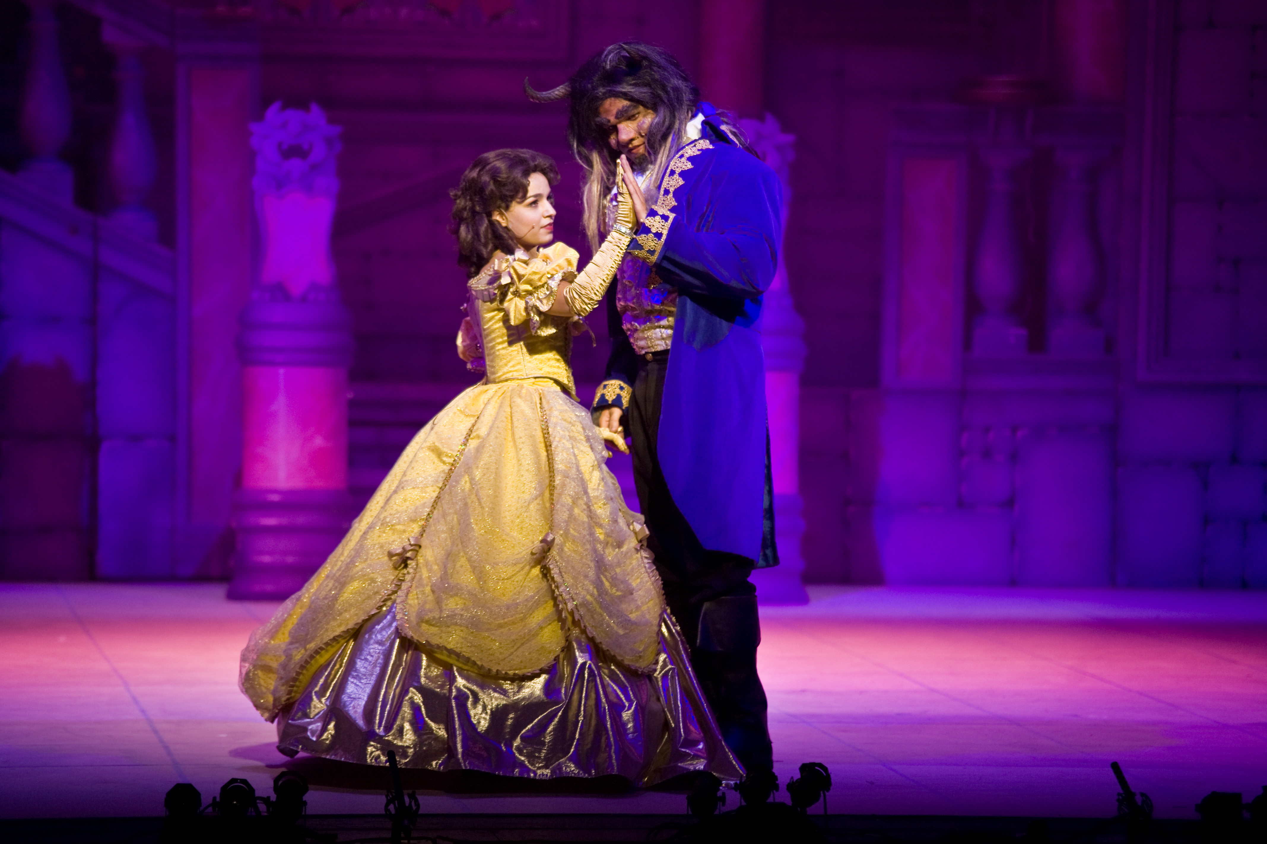uk productions of beauty and the beast costumes disney tour
