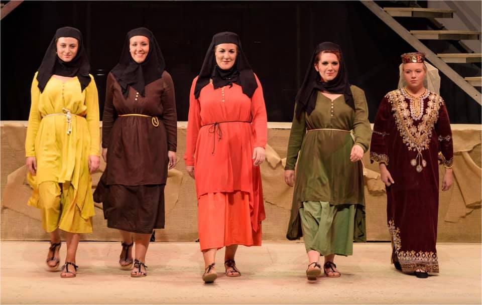 Ladies ensemble costumes for Joseph