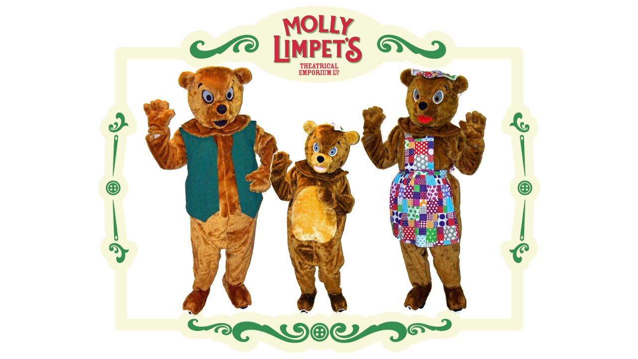 three bears costume hire