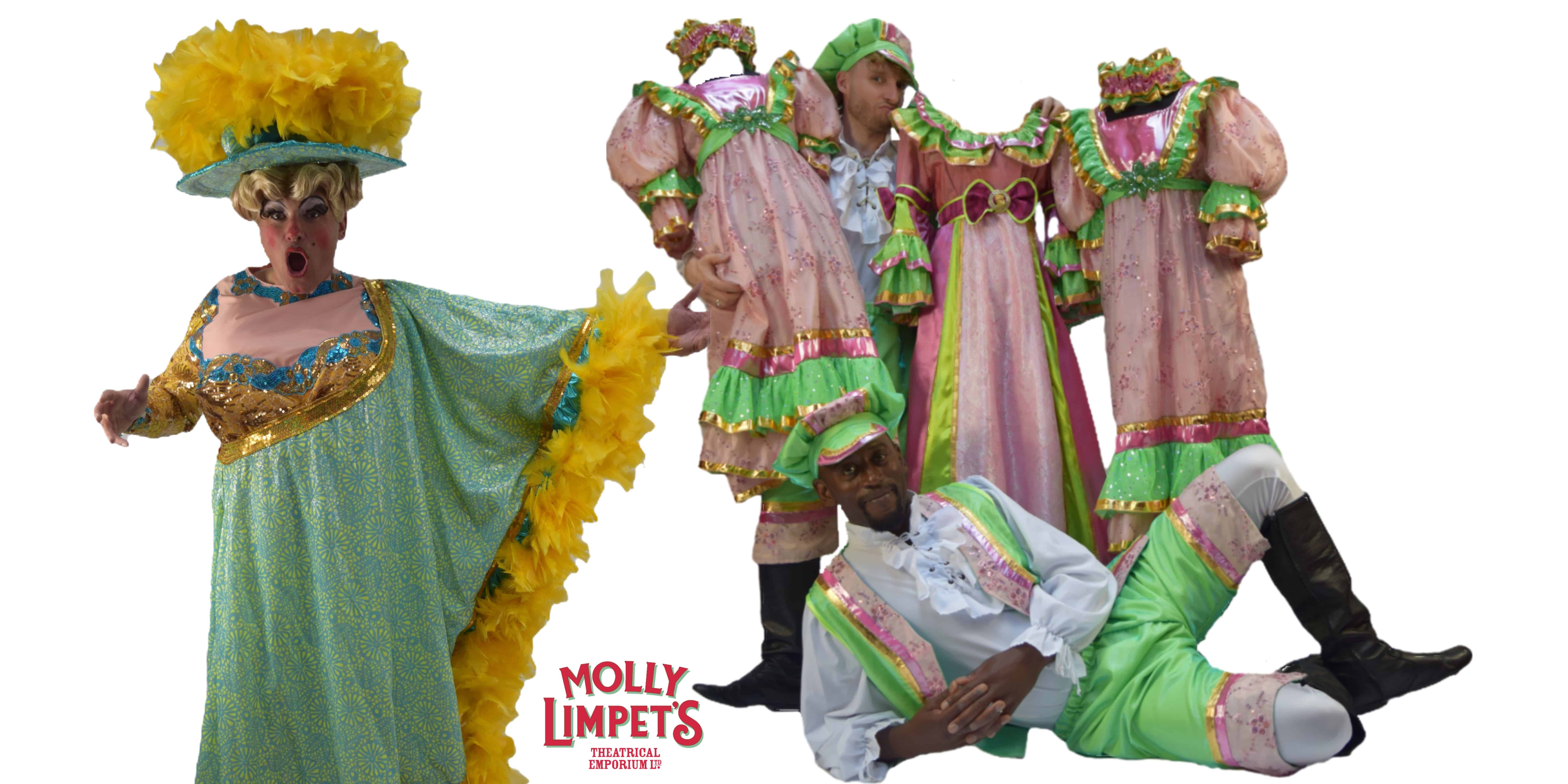 pantomime costume makers UK and for rental hire