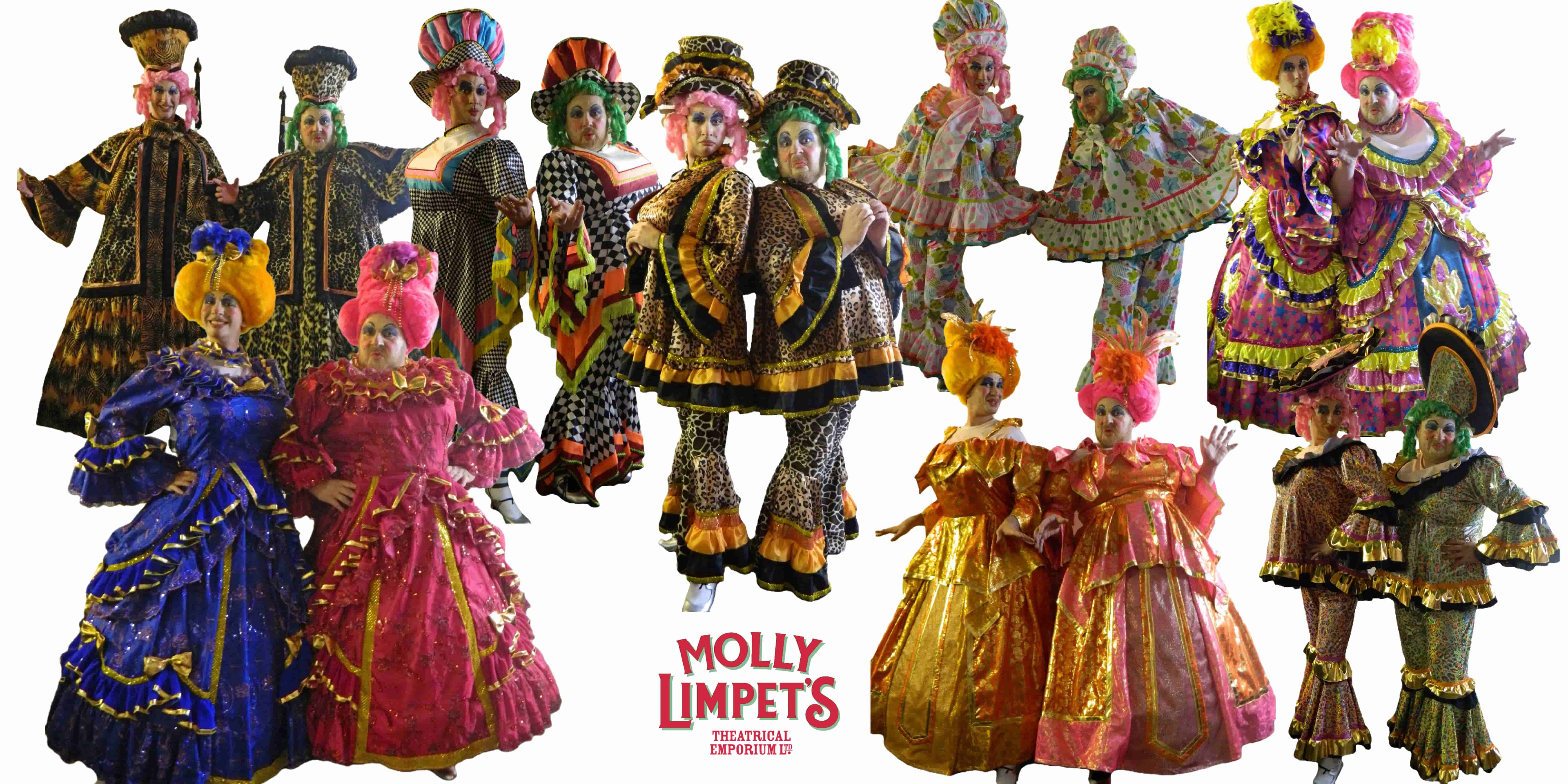 panto costumes for ugly sisters for hire