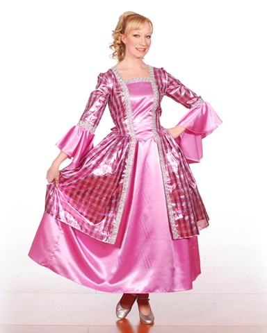 pink panto principal girl's costume