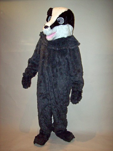 badger mascot costume hire