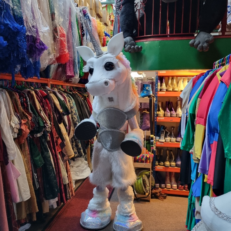 Unicorn Pantomime costumes for hire