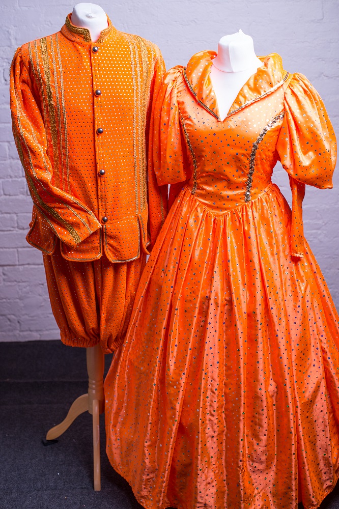 orange panto costumes